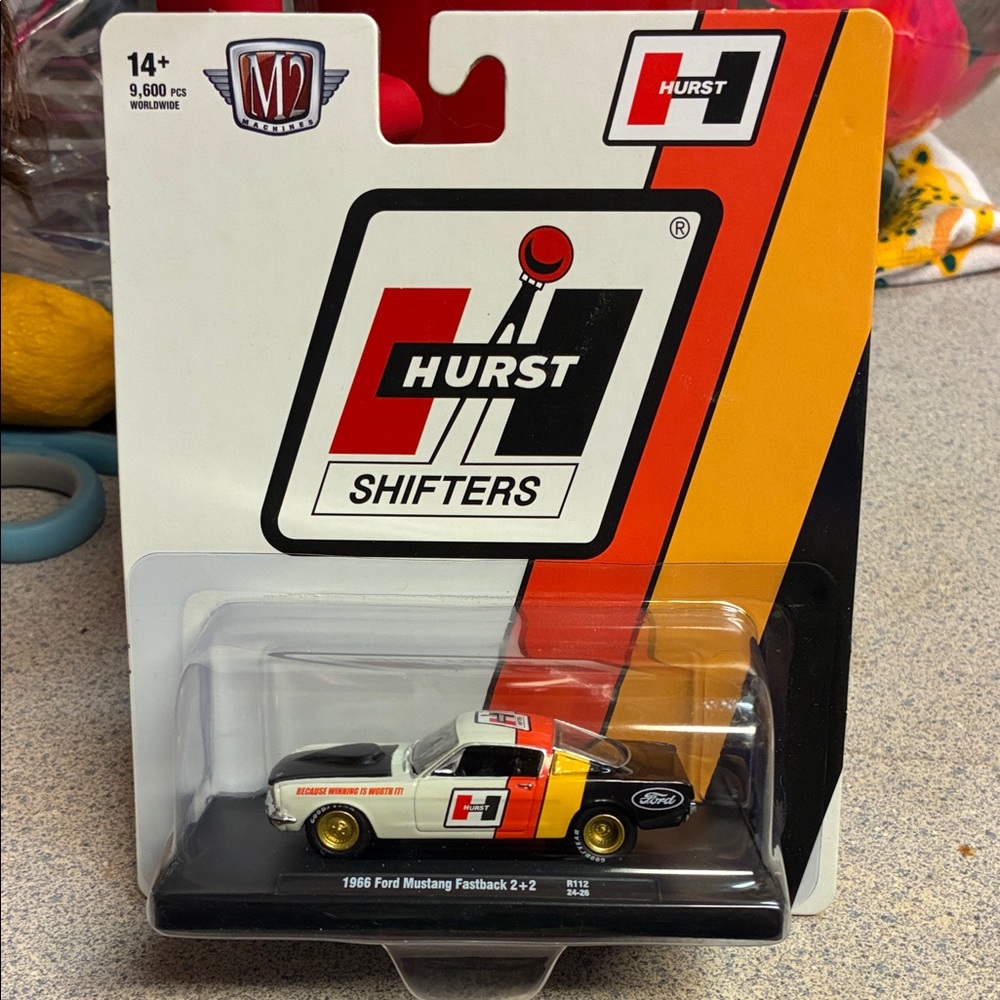 1968 Ford Mustang Fastback 2+2 Diecast Model Car M2 machines Hurst shifter